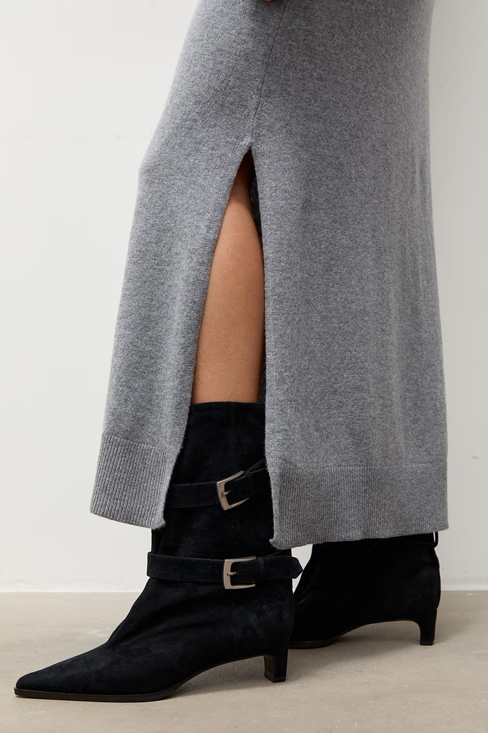 Answear.LAB Botki damskie zamszowe LT120K-10Y5.cjk