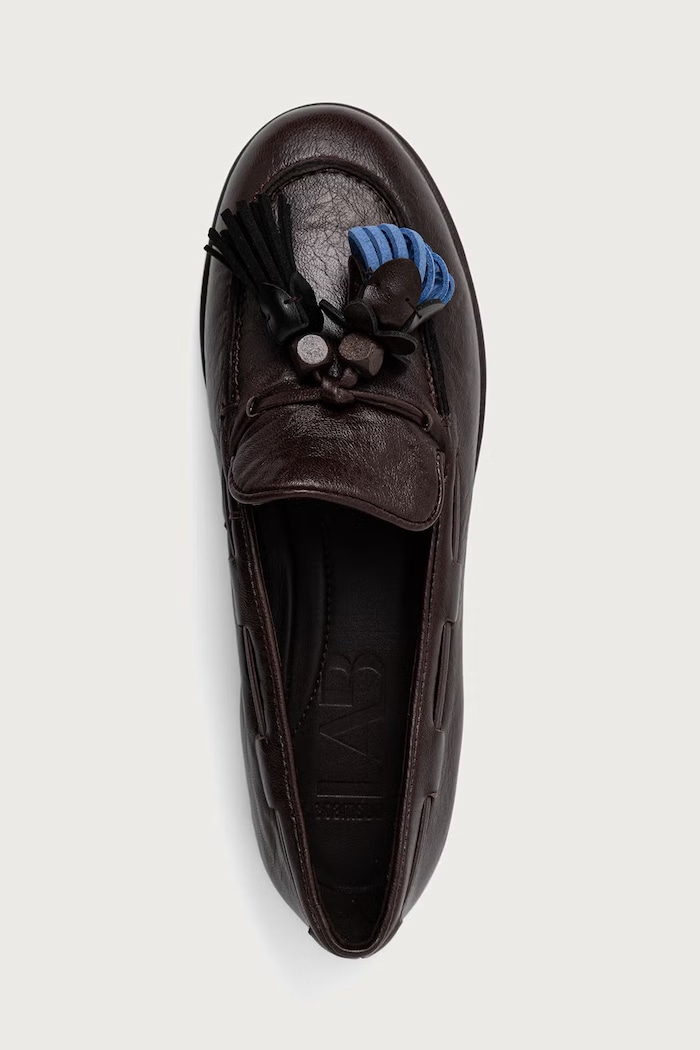 Mokasinke za žene od kože Answear.LAB V2513-93.cjk smeđa