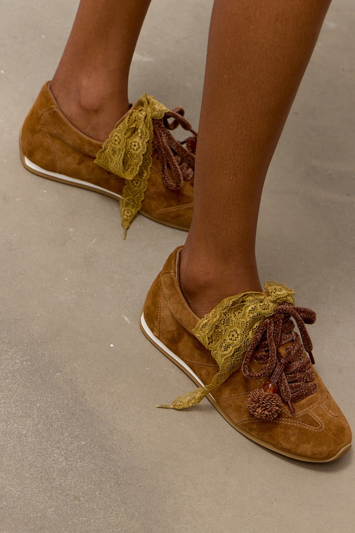 Answear.LAB Sneakers boty dámské semišové V2105-88.cjk