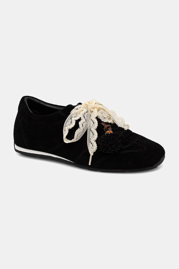Obuwie Answear.LAB sneakersy damskie zamszowe V2105-88.cjk czarny