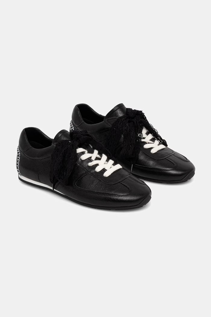 Answear.LAB sneakersy damskie skórzane czarny V2286-158.1.cjk