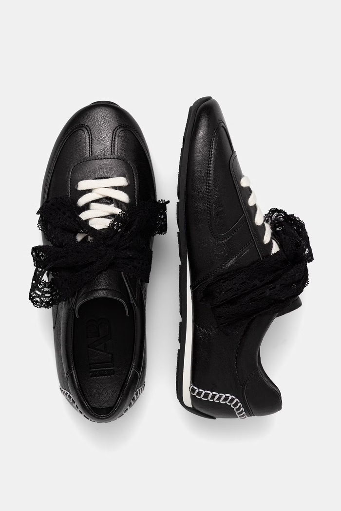 Answear.LAB sneakersy damskie skórzane V2286-158.1.cjk czarny WA26