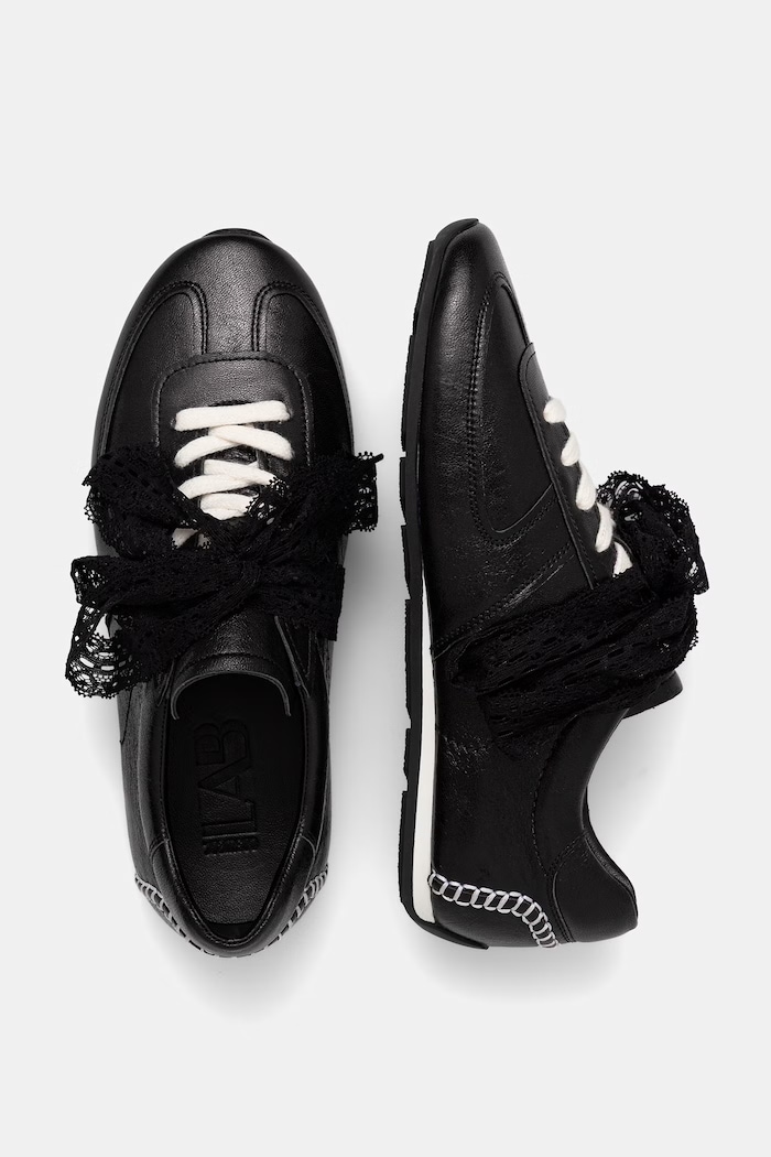 Answear.LAB sneakersy damskie skórzane V2286-158.1.cjk czarny WA26