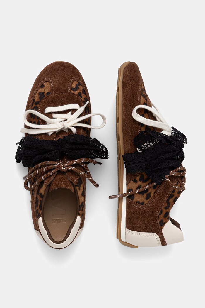 Answear.LAB sneakersy damskie zamszowe V2105-38.cjk brązowy WA26