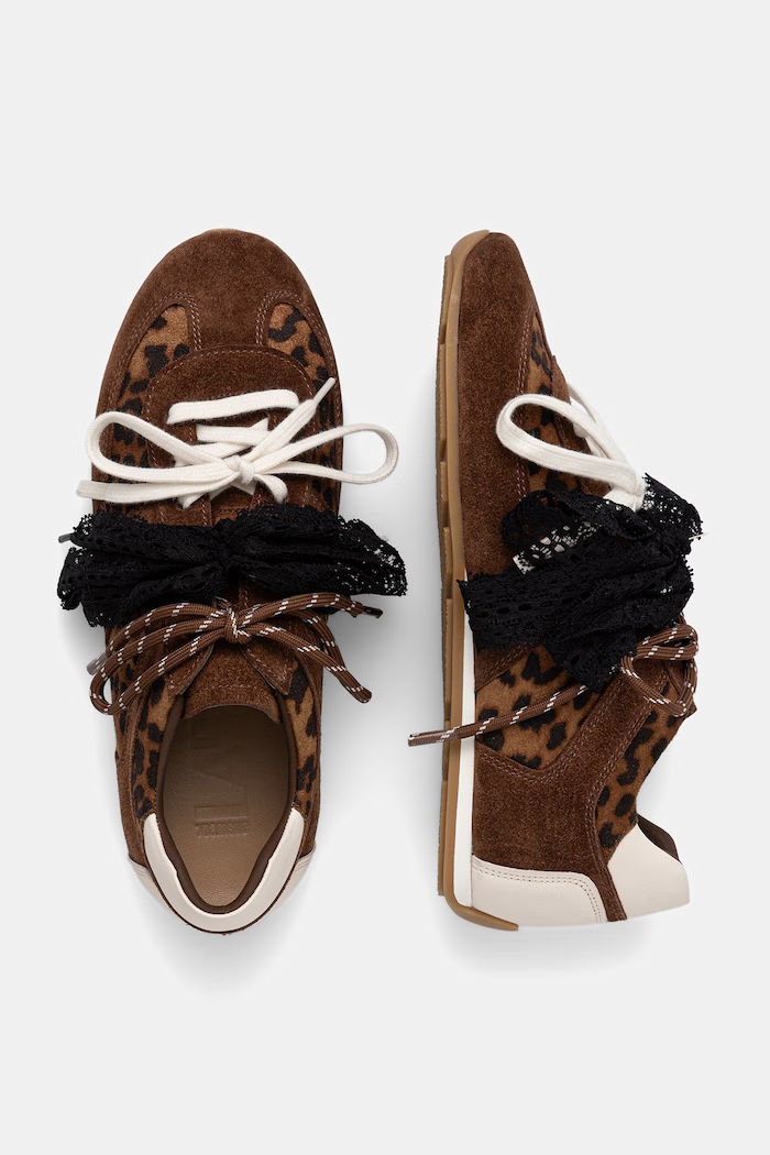 Answear.LAB sneakersy damskie zamszowe V2105-38.cjk brązowy WA26