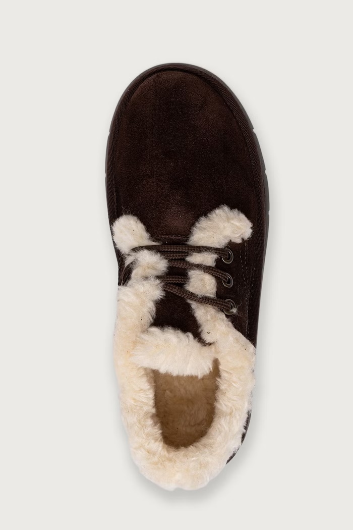 Stivali da neve da donna in scamoscio Answear.LAB 12611.tjk marrone