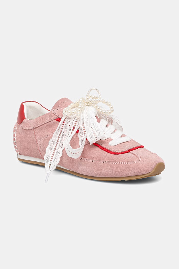 Obuwie Answear.LAB sneakersy damskie zamszowe V2286H-168.cjk różowy