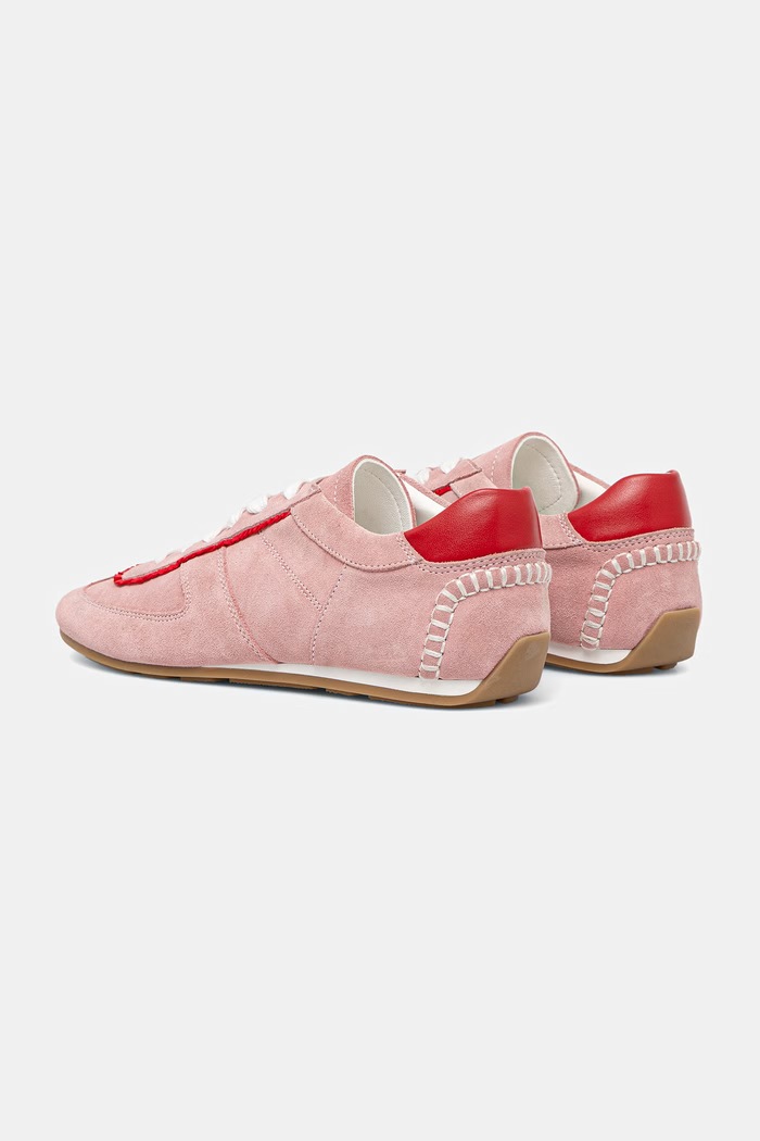 Answear.LAB sneakersy damskie zamszowe V2286H-168.cjk różowy