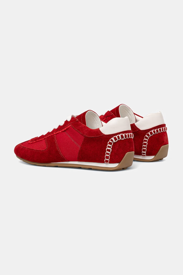 Answear.LAB sneakersy damskie zamszowe V2286H-168.cjk czerwony