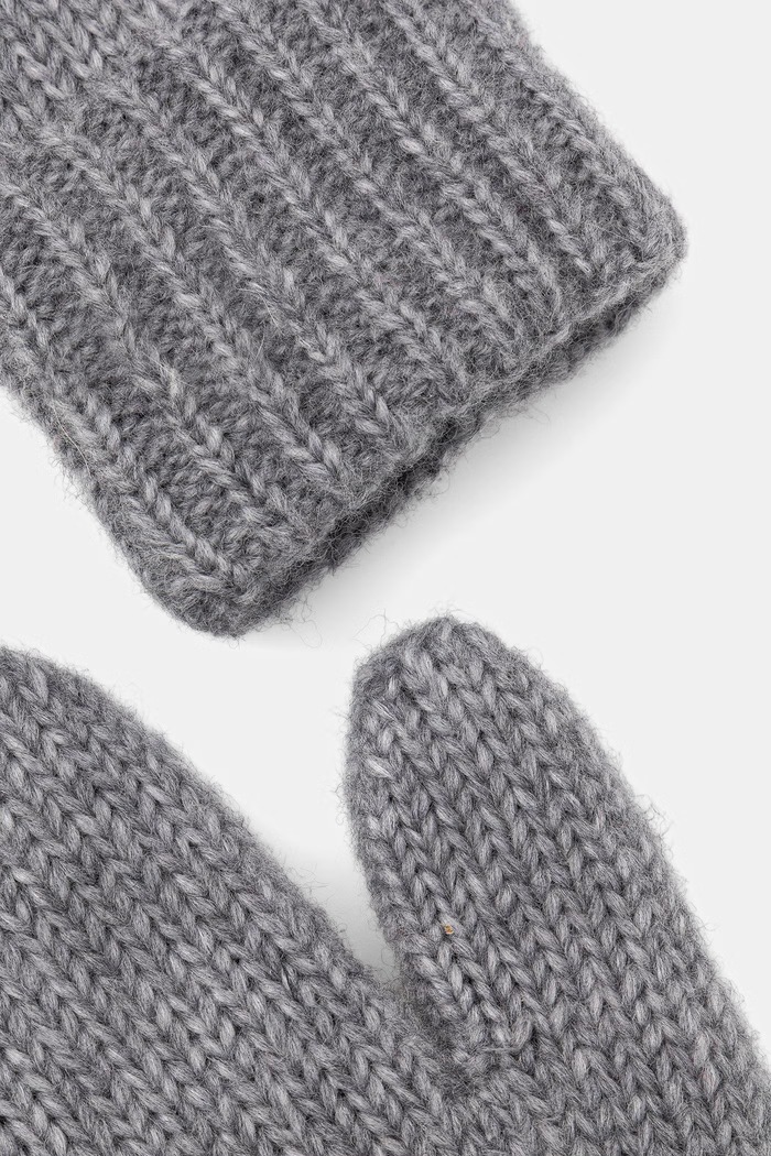 Akcesoria Answear.LAB Rękawiczki damskie z wełną merino 2208538 szary