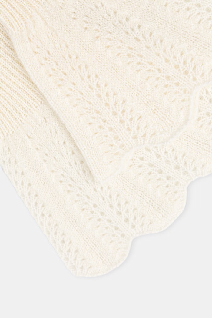 Akcesoria Answear.LAB Ozdobne rękawki damskie z wełny merino WA26-RED006 biały