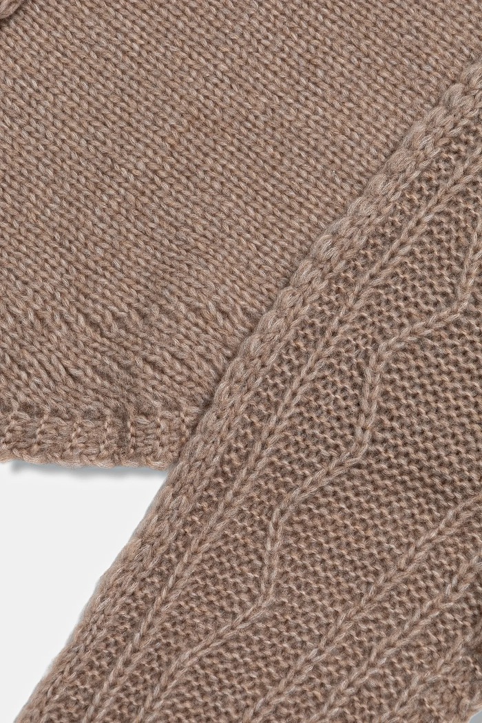 Akcesoria Answear.LAB Szalik damski z wełną merino WA25-SAD007 | 2506031 beżowy