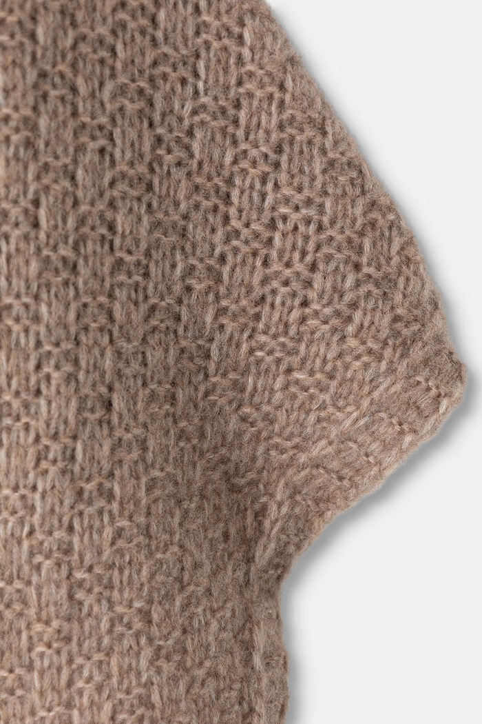 Akcesoria Answear.LAB Chusta damska z wełną merino WA25-SAD008 | 2506042 beżowy