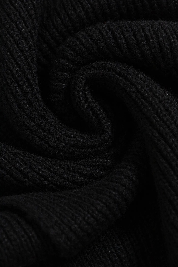 Akcesoria Answear.LAB Szalik damski z wełną merino WA25-SAD010 | 2311100 czarny