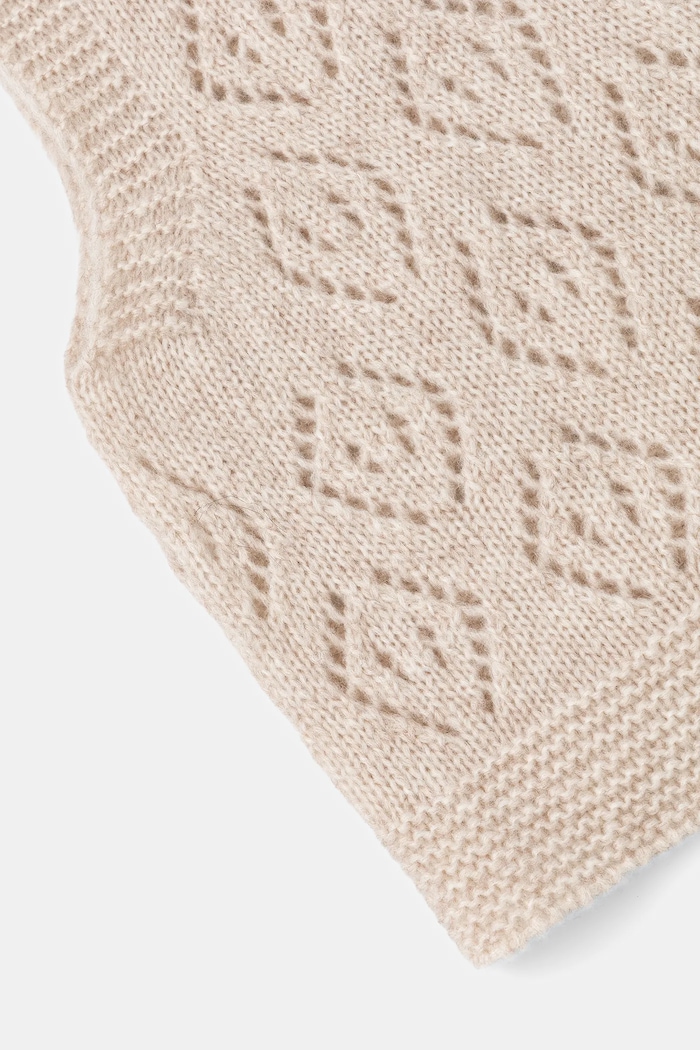 Akcesoria Answear.LAB Kaptur damski z wełną merino WA25-SAD011 | 2311817 beżowy