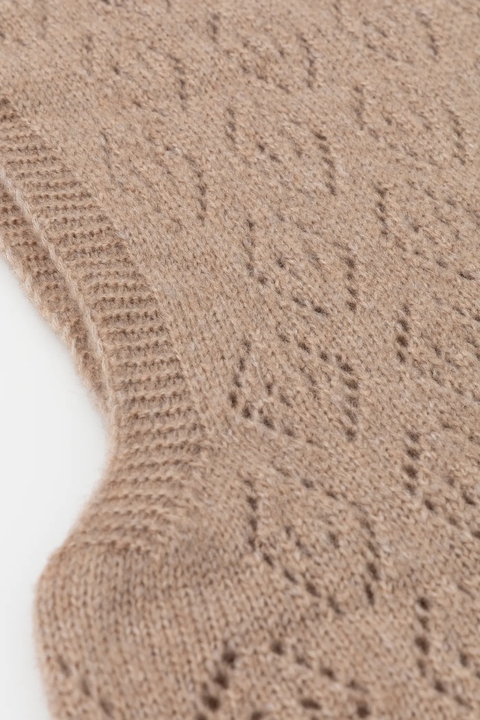 Akcesoria Answear.LAB Kaptur damski z wełną merino WA25-SAD011 | 2311817 beżowy