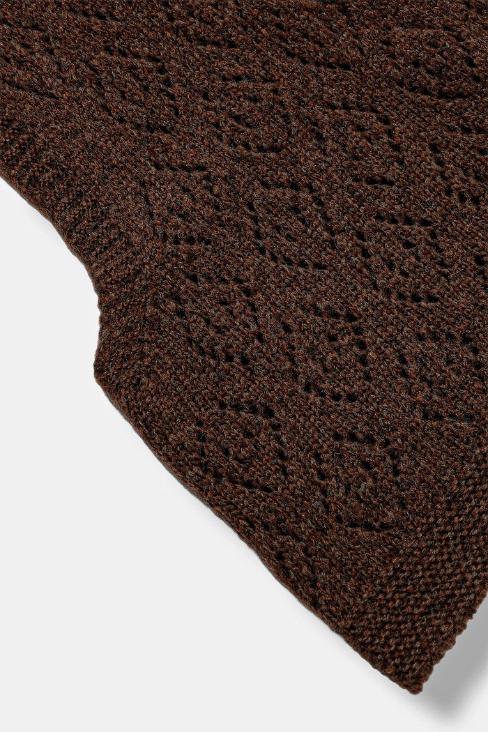 Akcesoria Answear.LAB Kaptur damski z wełną merino WA25-SAD011 | 2311817 brązowy