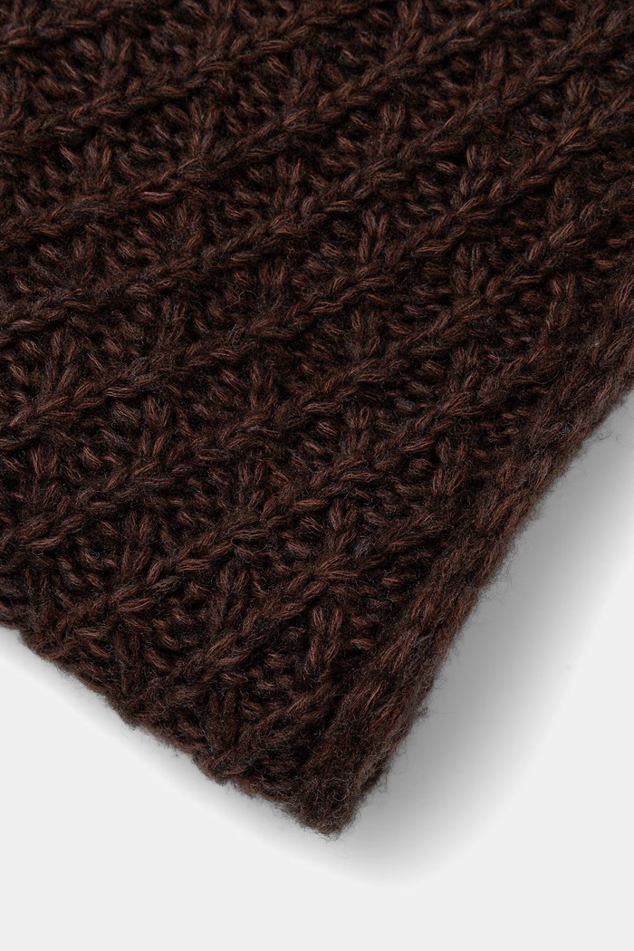 Akcesoria Answear.LAB Komin damski z wełną merino 2206045 brązowy