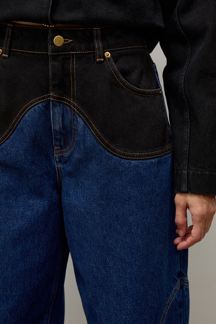 Answear.LAB Jeansy barrel damskie PN1748.tok