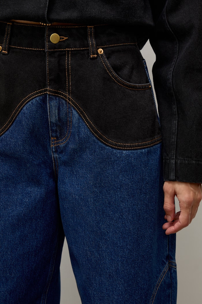 Answear.LAB Jeansy barrel damskie PN1748.tok