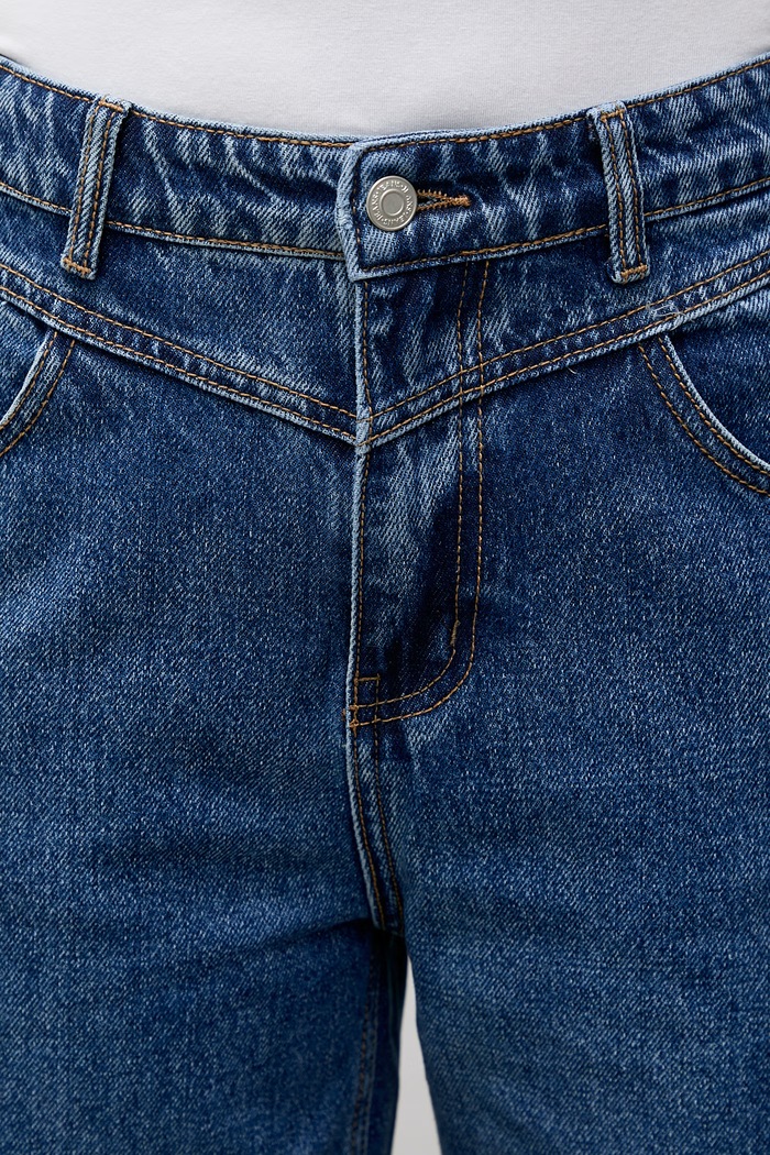 Answear.LAB jeansy wide leg damskie granatowy ZR9044-26.fjr