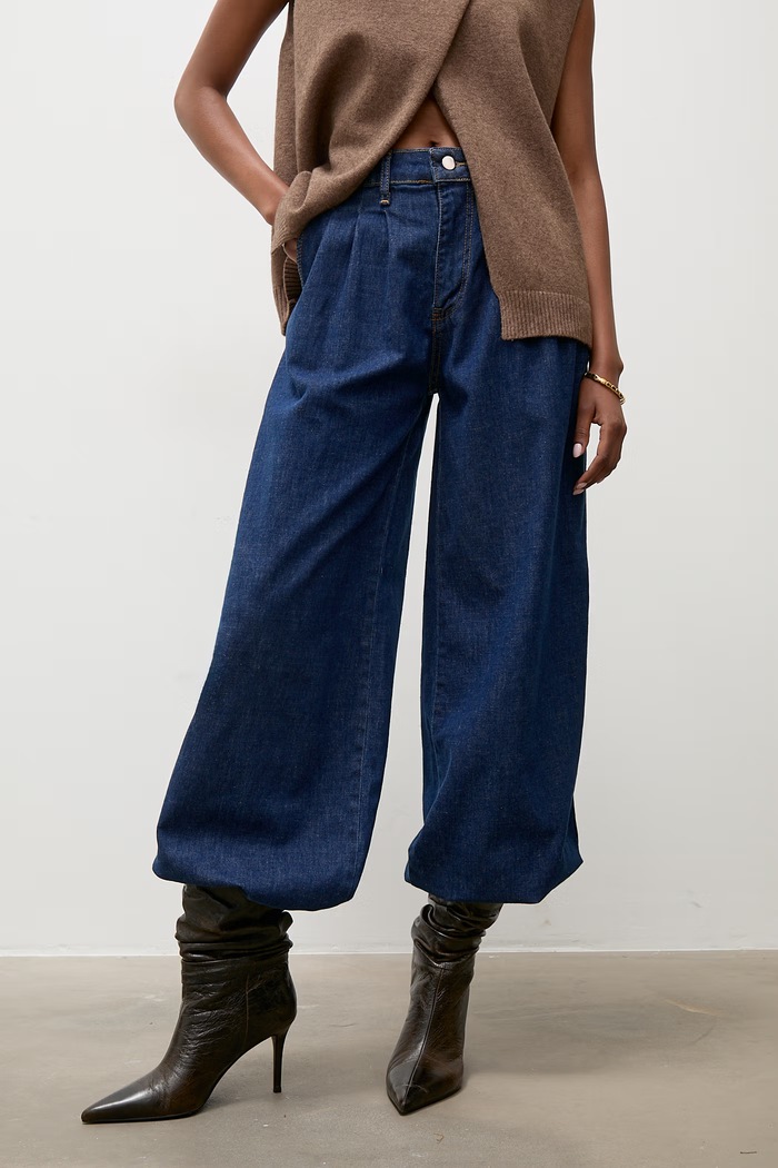 Answear.LAB jeansy damskie granatowy sng.0501.tok