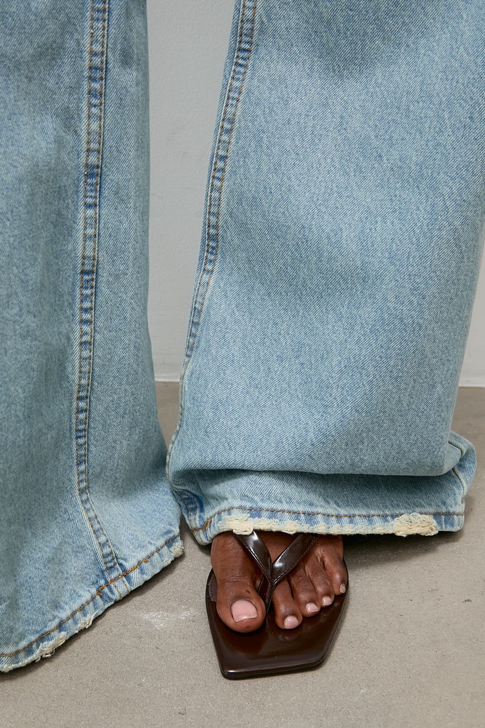Answear.LAB jeansy wide leg damskie sng.0502.tok
