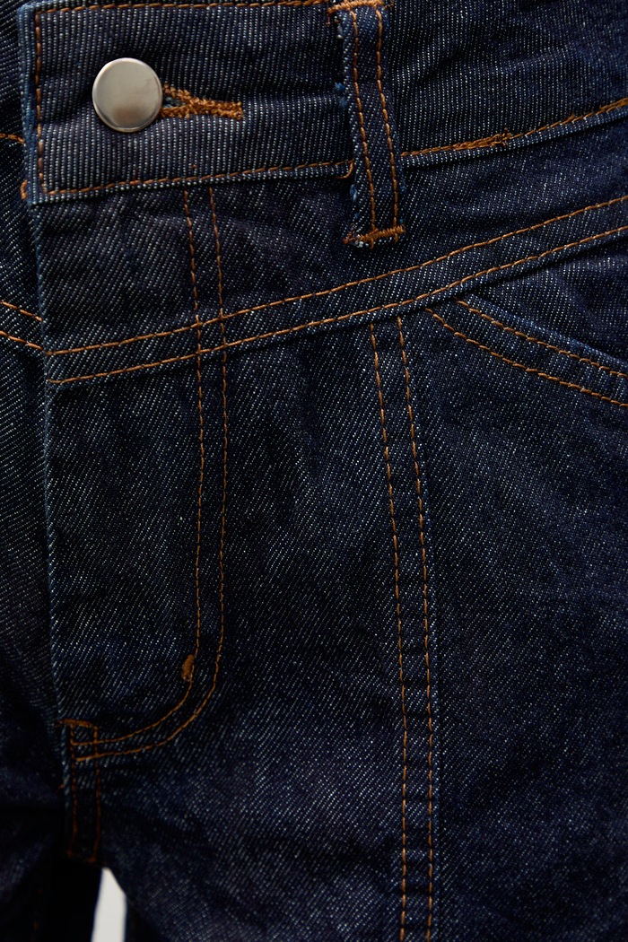 Answear.LAB Jeansy wide leg damskie navy.zdn.tok