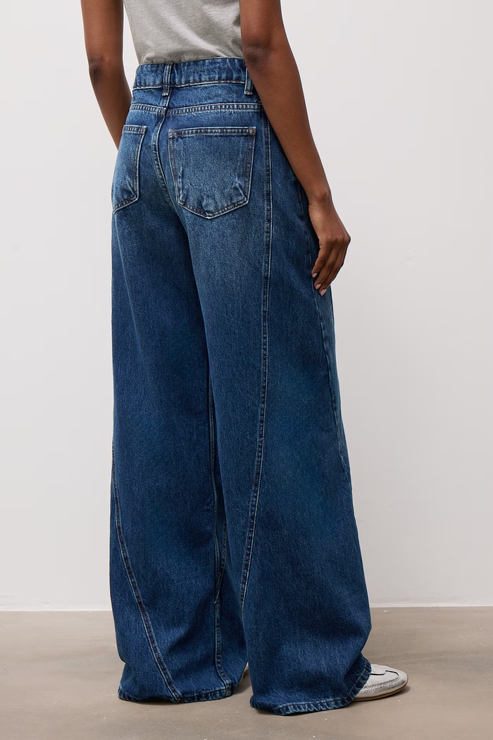 Odzież Answear.LAB Jeansy wide leg damskie 2923.2.tok niebieski