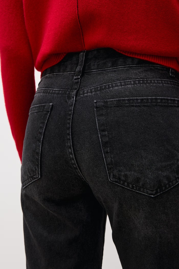 Answear.LAB Jeansy straight damskie 488.tok