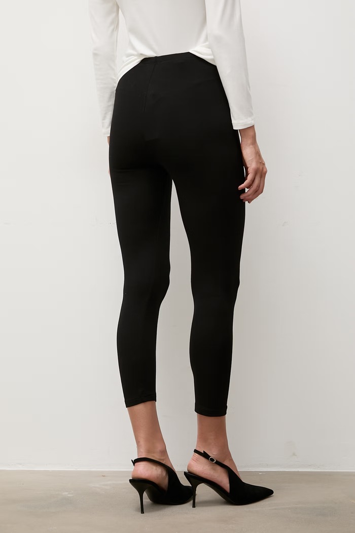 Odzież Answear.LAB Legginsy damskie bawełniane z elastanem ASC-2779.fjk czarny