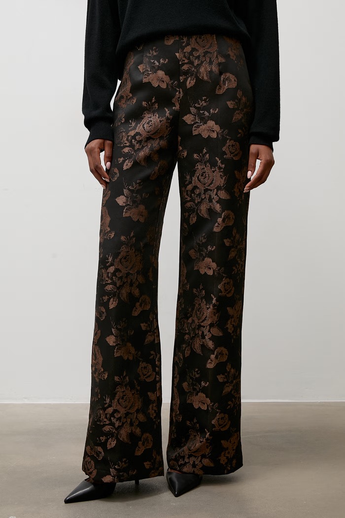 Answear.LAB spodnie straight damskie 95719 czarny