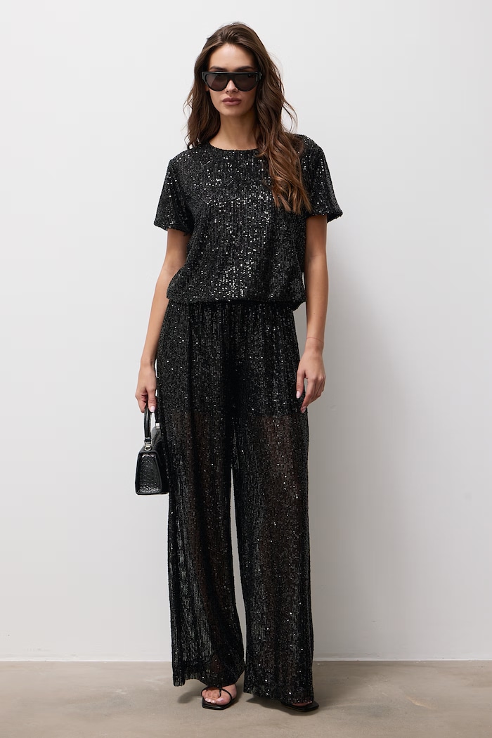 Answear.LAB Spodnie damskie AW26-004.itjr czarny WA26