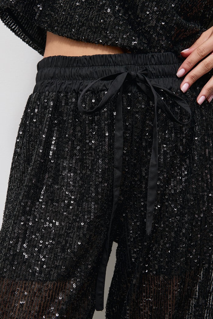 Spodnie damskie Answear.LAB czarny AW26-004.itjr