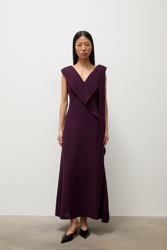 Answear.LAB Sukienka rozkloszowana EL3254.tok fioletowy WA26
