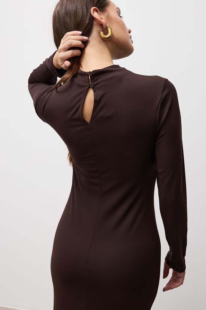 Sukienka Answear.LAB brązowy AW25-124.itjr