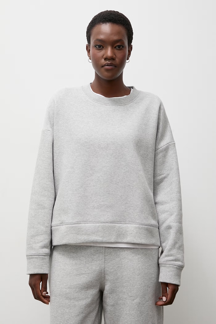 Bluza oversize damska bawełniana Answear.LAB DRES.TR szary