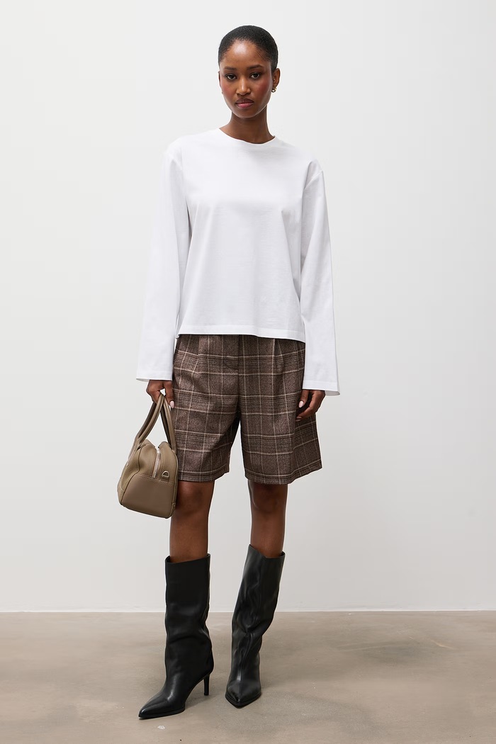 Answear.LAB Longsleeve damski bawełniany LONG.tok biały WA26