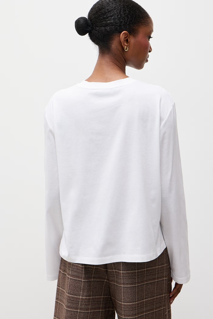 Odzież Answear.LAB Longsleeve damski bawełniany LONG.tok biały