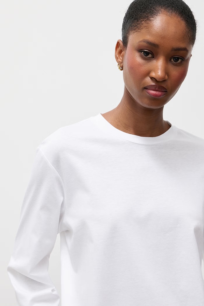 Longsleeve damski bawełniany Answear.LAB LONG.tok biały