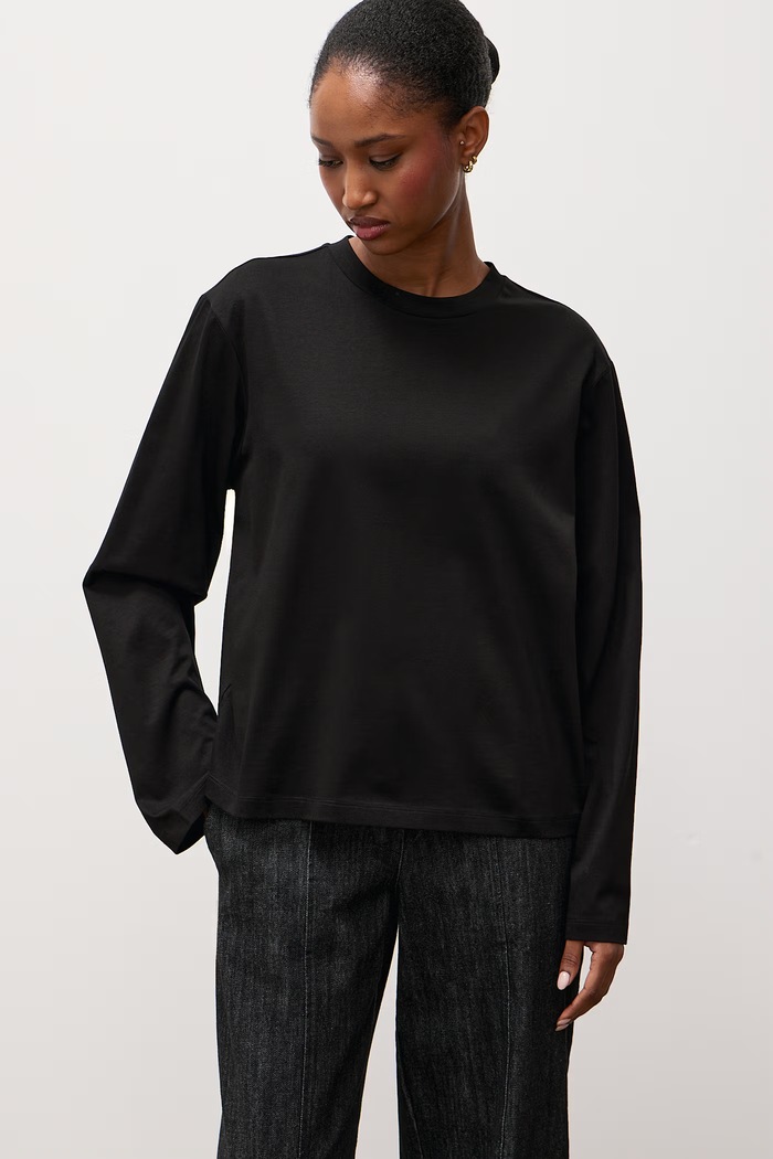 Longsleeve damski bawełniany Answear.LAB LONG.tok czarny