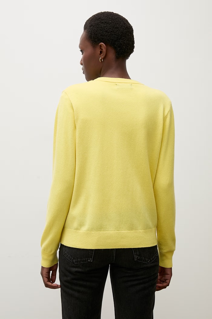 Odzież Answear.LAB sweter damski z wełny merino WA26.SWD000 żółty