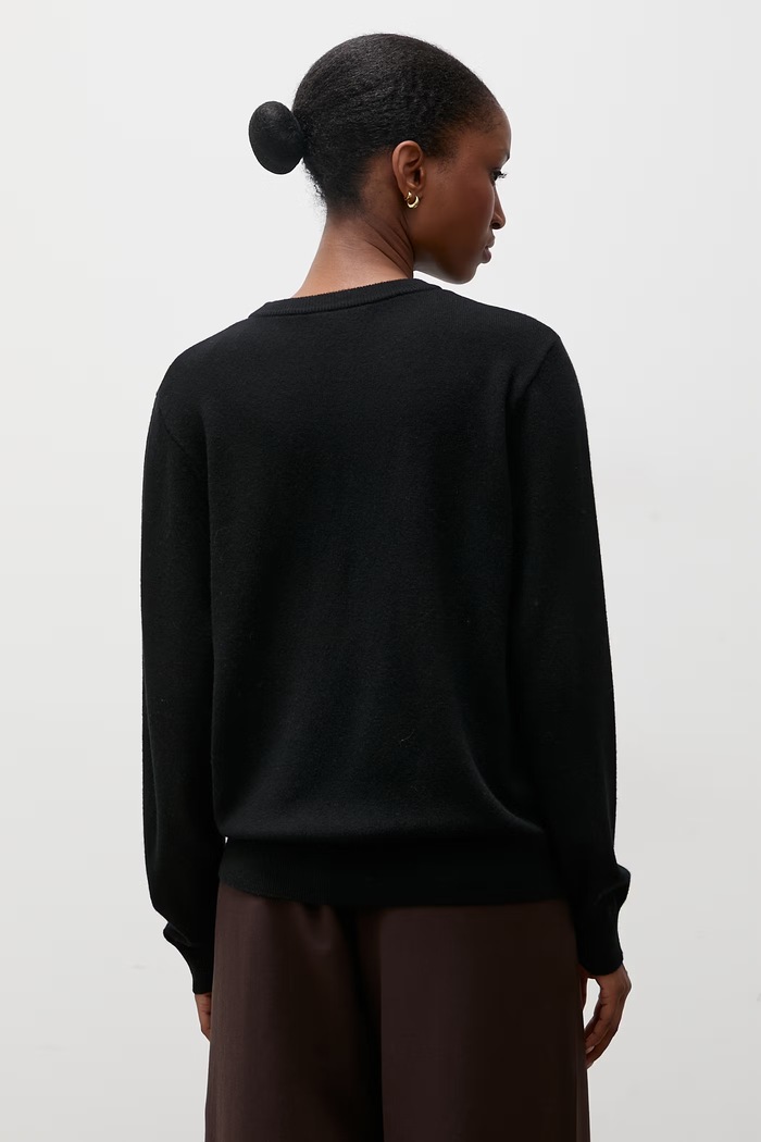 Odzież Answear.LAB sweter damski z wełny merino WA26.SWD000 czarny
