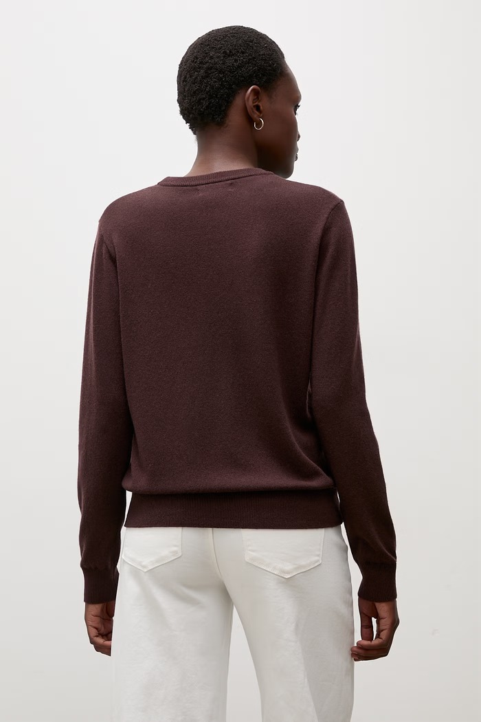 Odzież Answear.LAB sweter damski z wełny merino z szalem WA26.SWD001 brązowy