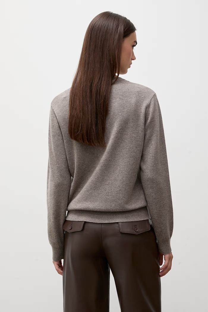 Odzież Answear.LAB sweter damski wełniany WA26.SWD002 brązowy