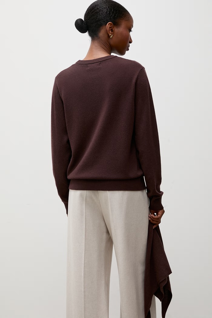 Odzież Answear.LAB sweter damski wełniany WA26.SWD002 brązowy