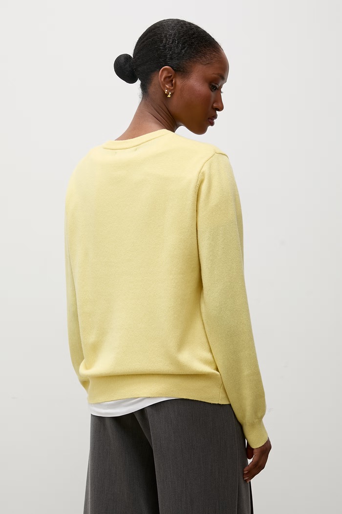 Odzież Answear.LAB sweter damski z wełny merino WA26.SWD005 żółty