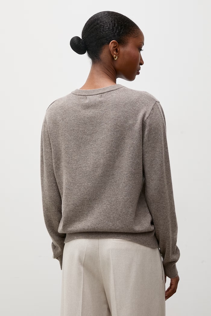 Odzież Answear.LAB sweter damski z wełny merino WA26.SWD005 brązowy