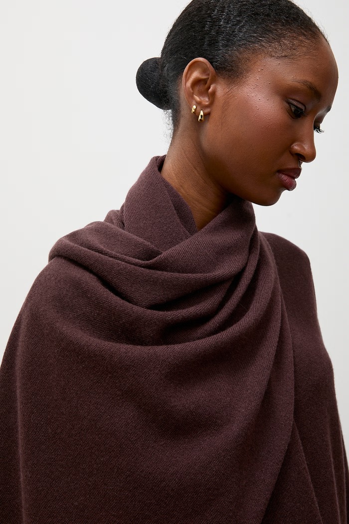 Answear.LAB sweter damski wełniany WA26.SWD006 brązowy