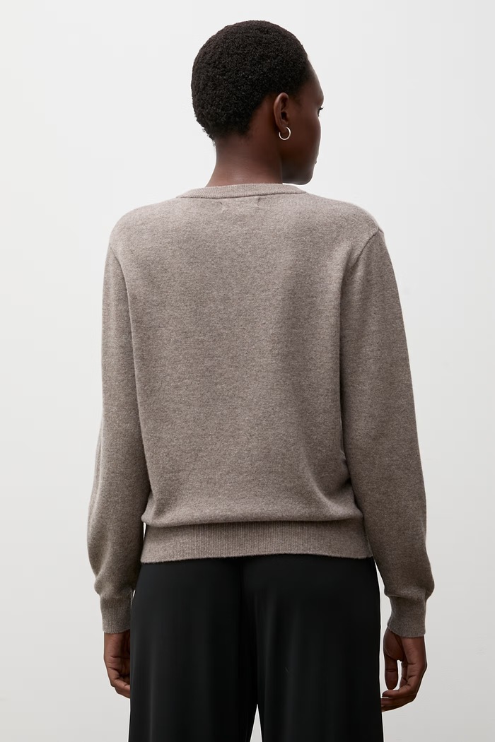 Odzież Answear.LAB sweter damski z wełny merino WA26.SWD007 brązowy